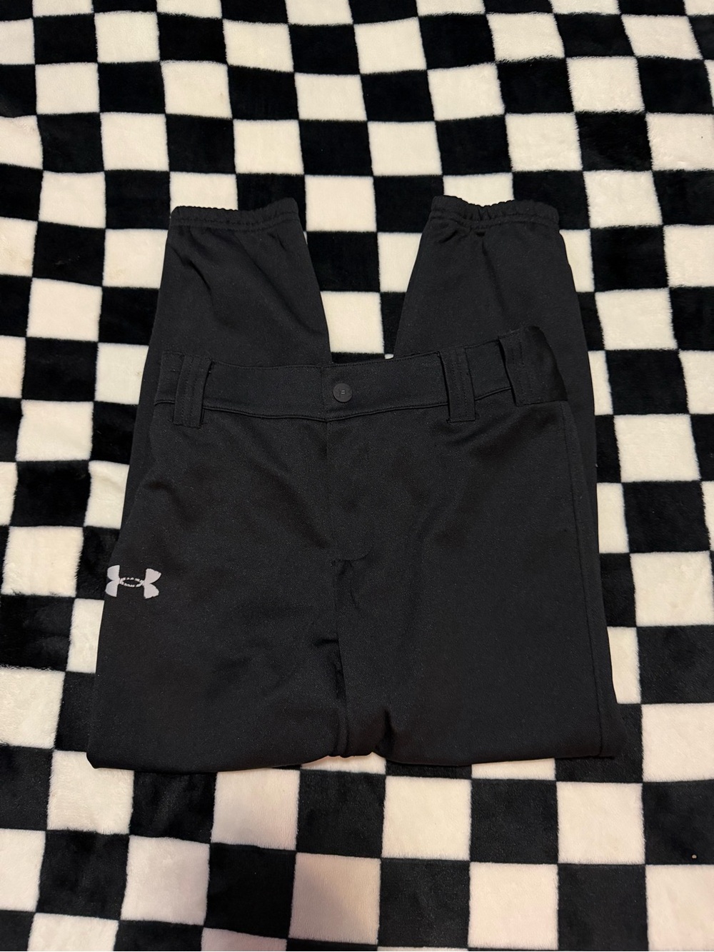 Under Armour Kids' Black Baseball Pants